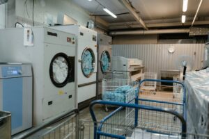 Laundry equipment for hospitality